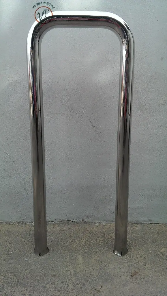 Barandilla tubular de acero inoxidable